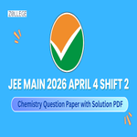 JEE Main 2026 April 4 Shift 2 Chemistry Question Paper with Solution Pdf